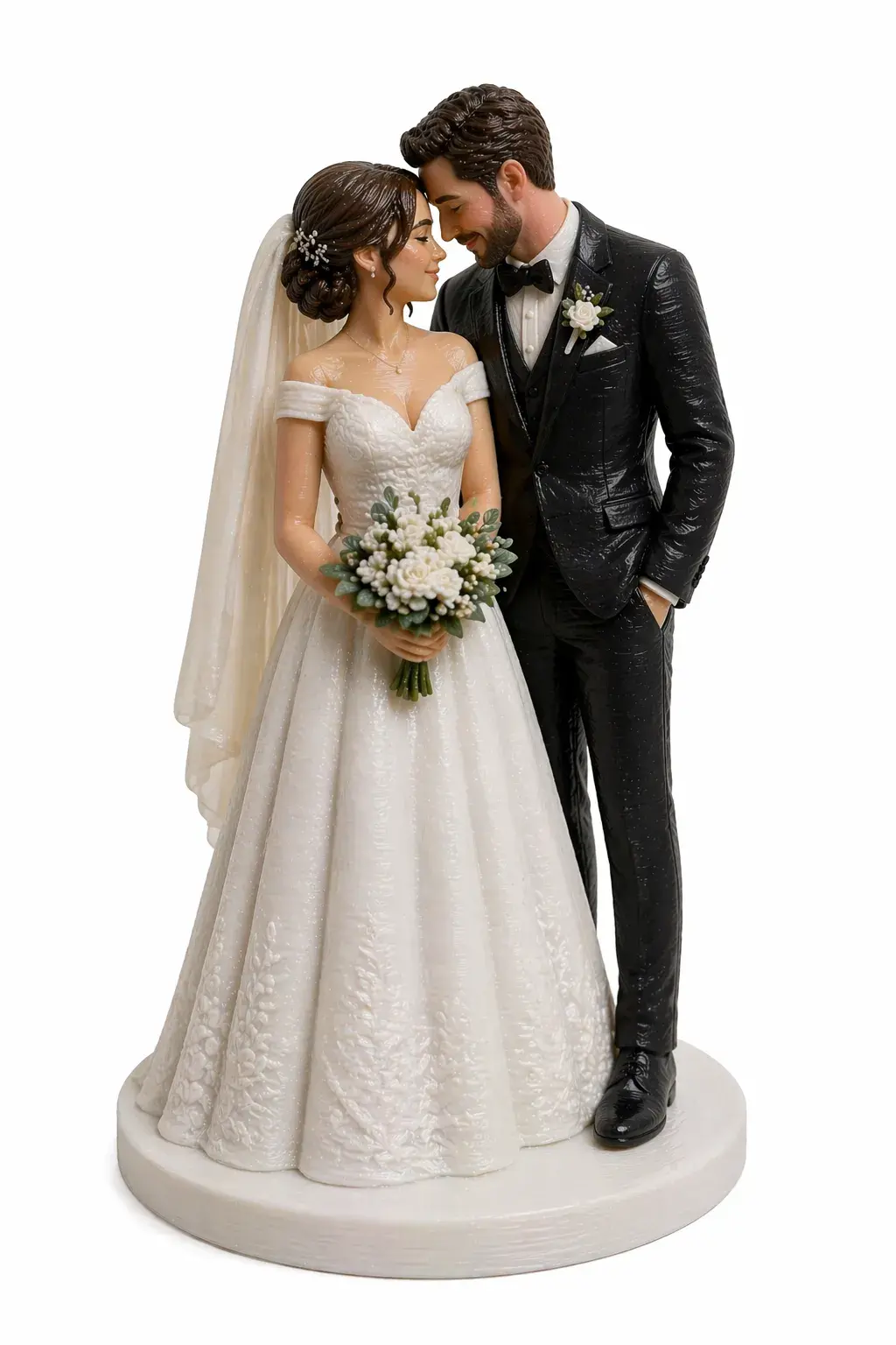 figura evento boda figura tarta impresion 3d