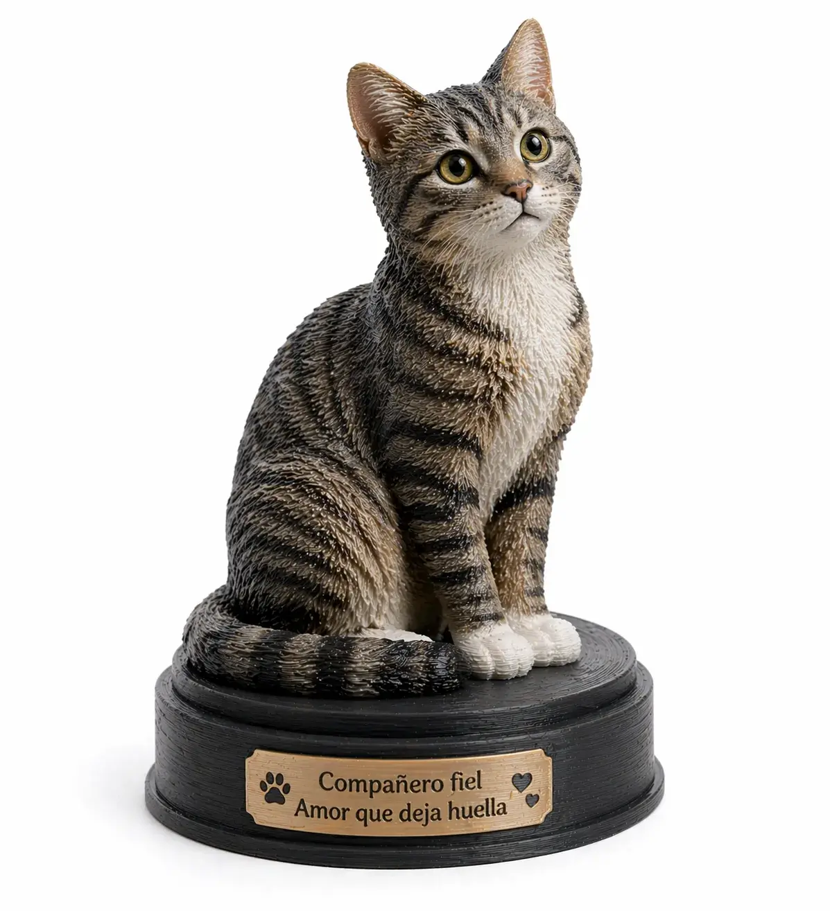 figura mascota gato solo impresion 3d
