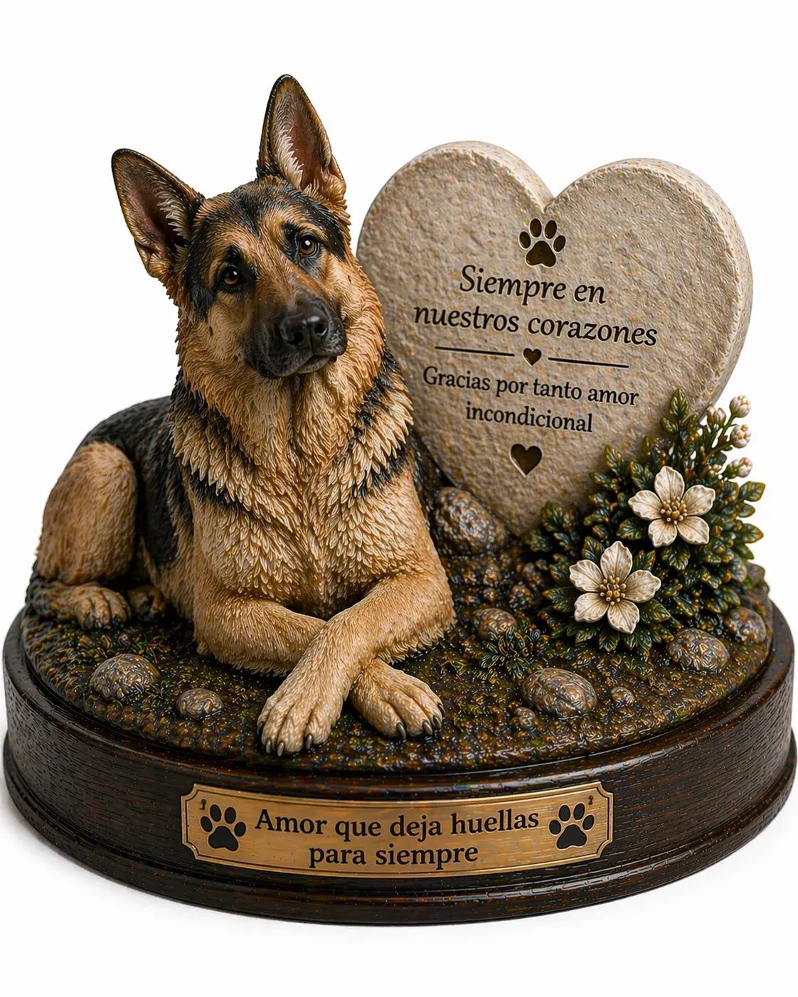 Figura de perro personalizada en 3D con color real del pelaje