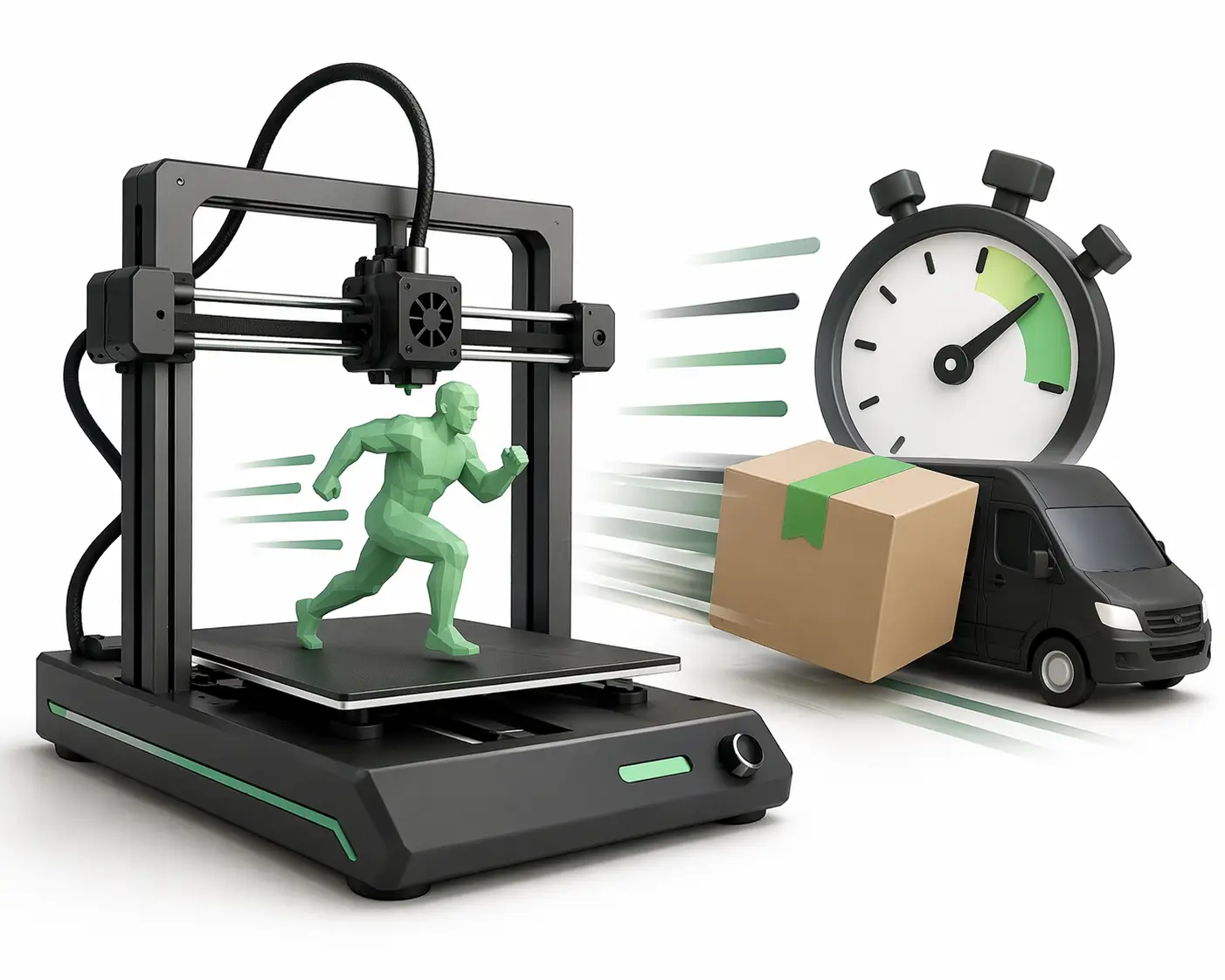 Componente impreso en 3D urgente