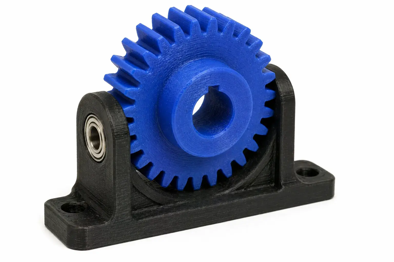 Pieza de repuesto industrial fabricada en 3D